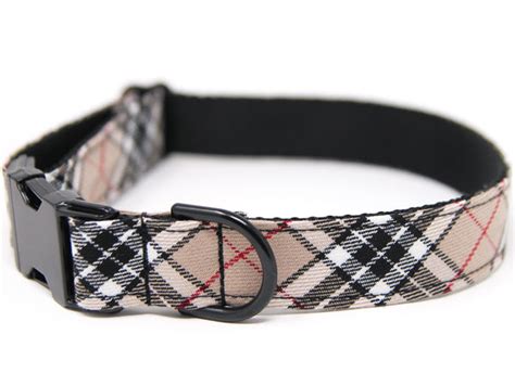 burberry dog items|burberry plaid dog collar.